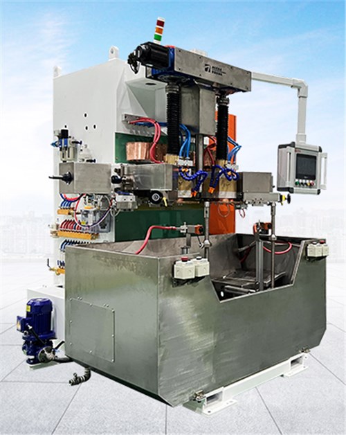 双工位减振器下端贮液筒缝焊机