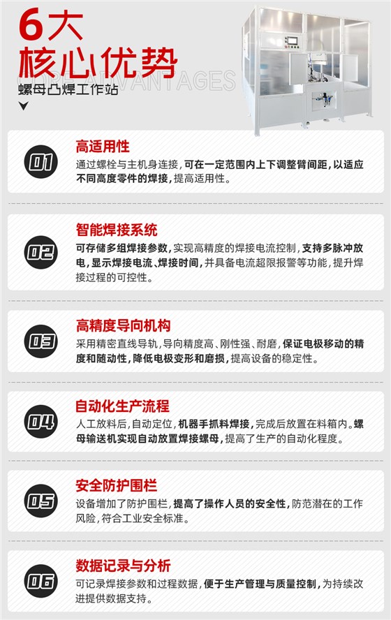 螺母凸焊工作站核心优势