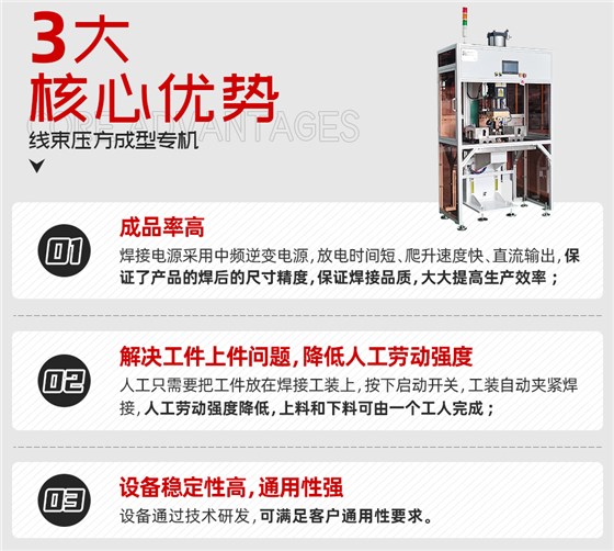 线束压方成型专机核心优势